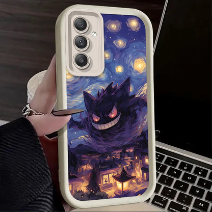 Anime Lovely P-Pokemon Case For Samsung Galaxy A54 A05 A05S A34 A24 A14 A53 A33 A23 A13 A52 A52S A32 A22 A12 A71 A51 A31 A50