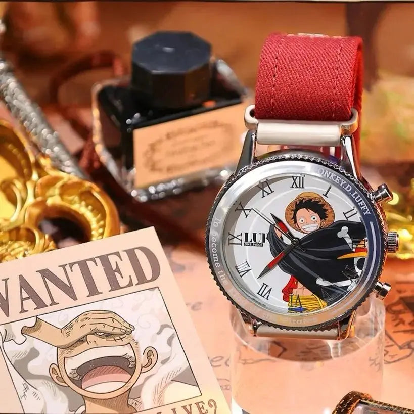 One Piece Watch Blind Box Genuine Anime Luffy Zoro Nami Robin Sanji Usopp Franky Brook Jinbe