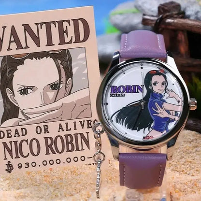 One Piece Watch Blind Box Genuine Anime Luffy Zoro Nami Robin Sanji Usopp Franky Brook Jinbe
