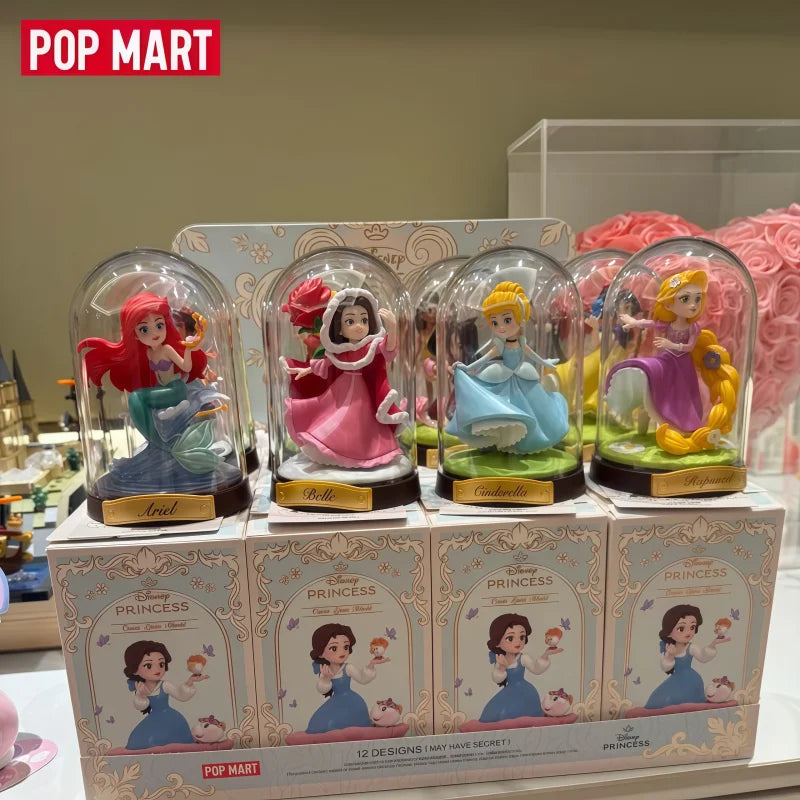Original Genuine Pop Mart Disney Princess Create Your World Series Surprise Blind Box Guess Bag Mystery Box Toys Birthday Gift