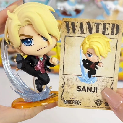 Genuine One Piece Cosbi Mini Figure Blind Box Monkey D Luffy Zoro Chopper Anime Figure Ornament Toys Mystery Box Boy'S Gift