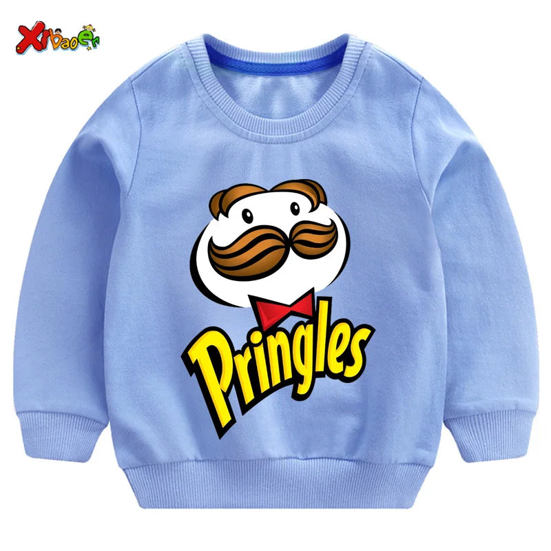 Kids Hoodies Sweatshirts for Boys Baby Cartoon Clothing Boy Girl Cotton Print Casual T Shirt Children Pullover Cute Clothes Cool