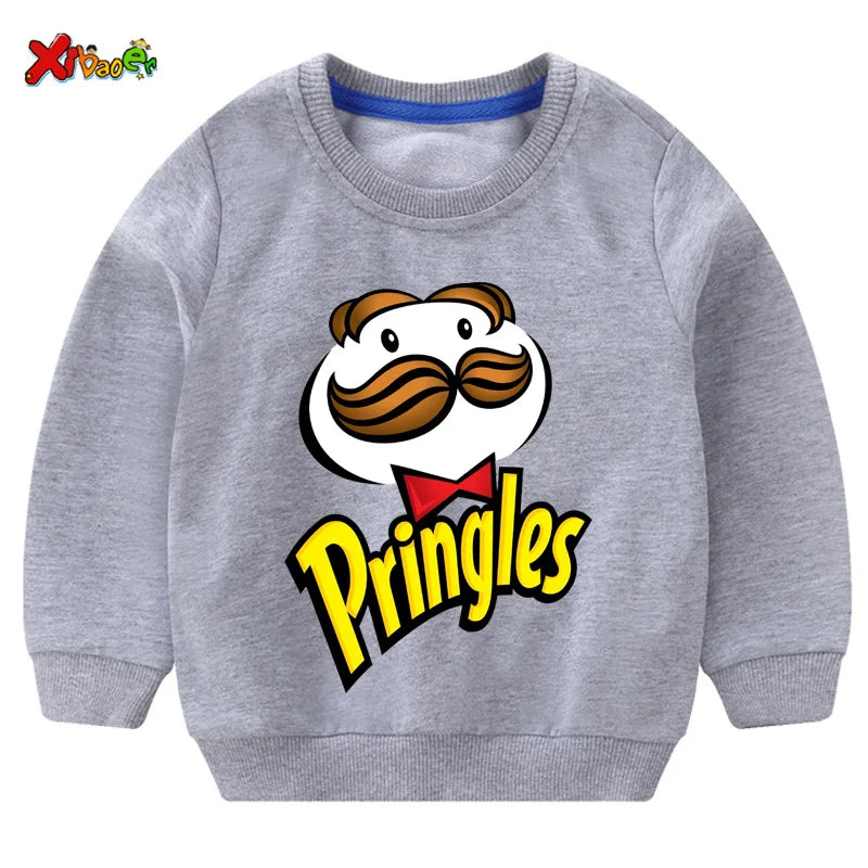 Kids Hoodies Sweatshirts for Boys Baby Cartoon Clothing Boy Girl Cotton Print Casual T Shirt Children Pullover Cute Clothes Cool
