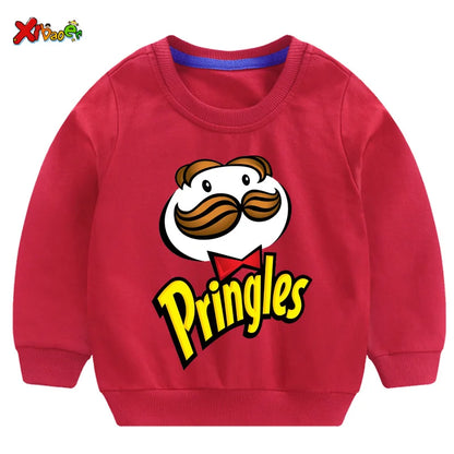 Kids Hoodies Sweatshirts for Boys Baby Cartoon Clothing Boy Girl Cotton Print Casual T Shirt Children Pullover Cute Clothes Cool