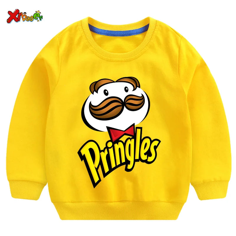Kids Hoodies Sweatshirts for Boys Baby Cartoon Clothing Boy Girl Cotton Print Casual T Shirt Children Pullover Cute Clothes Cool