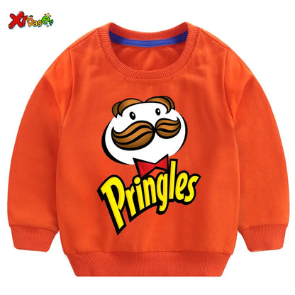 Kids Hoodies Sweatshirts for Boys Baby Cartoon Clothing Boy Girl Cotton Print Casual T Shirt Children Pullover Cute Clothes Cool