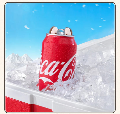 POP MART Labubu the Monsters Coca-Cola Series Kawaii Anime Action Figure Vinyl Face Blind Box Surprise Mystery Doll Toy