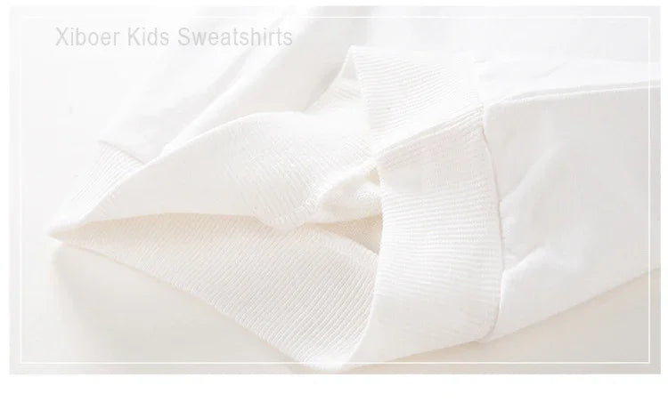 Kids Hoodies Sweatshirts for Boys Baby Cartoon Clothing Boy Girl Cotton Print Casual T Shirt Children Pullover Cute Clothes Cool