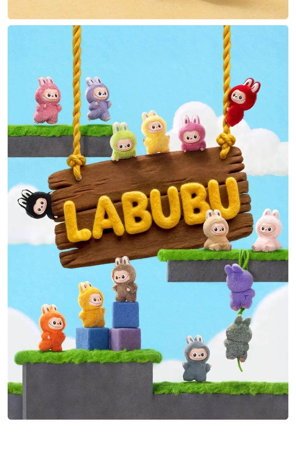 POP MART The Monsters Labubu V4 Pin for Love Series Mystery Blind Box Vinyl Face Plush Doll Pendant Keychain Toy Christmas Gifts