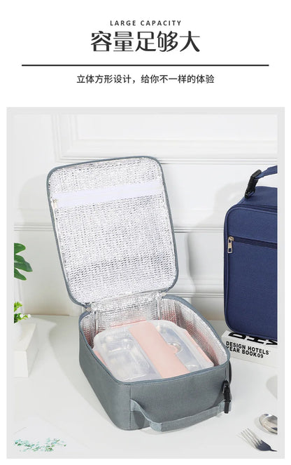 Borsa Termica per Pranzo One Piece per Ragazzi, in Alluminio Isolante, Spessa, con Design Carino a Tema Anime, per Studenti e Lavoratori d'Ufficio