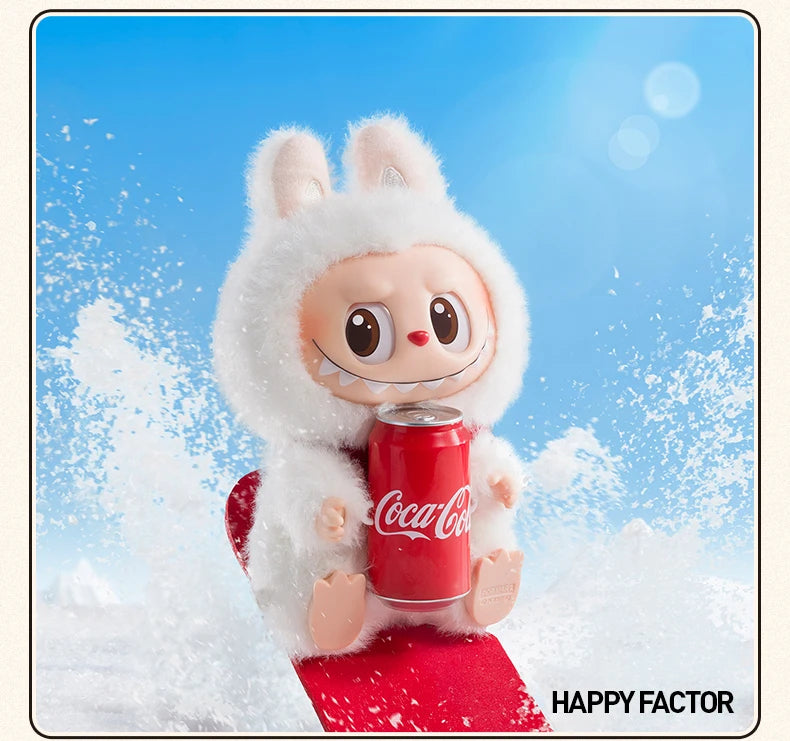 POP MART Labubu the Monsters Coca-Cola Series Kawaii Anime Action Figure Vinyl Face Blind Box Surprise Mystery Doll Toy