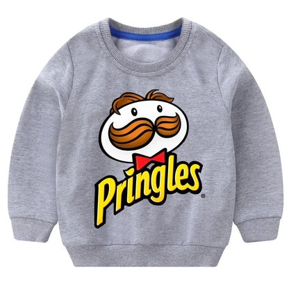 Kids Hoodies Sweatshirts for Boys Baby Cartoon Clothing Boy Girl Cotton Print Casual T Shirt Children Pullover Cute Clothes Cool