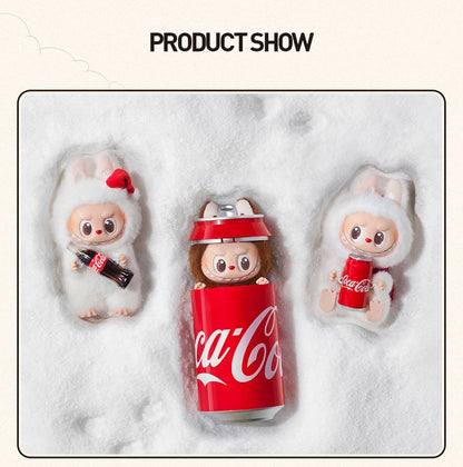 POP MART Labubu the Monsters Coca-Cola Series Kawaii Anime Action Figure Vinyl Face Blind Box Surprise Mystery Doll Toy