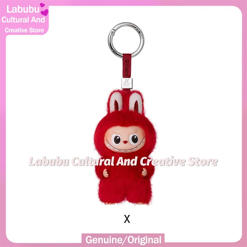 POP MART The Monsters Labubu V4 Pin for Love Series Mystery Blind Box Vinyl Face Plush Doll Pendant Keychain Toy Christmas Gifts