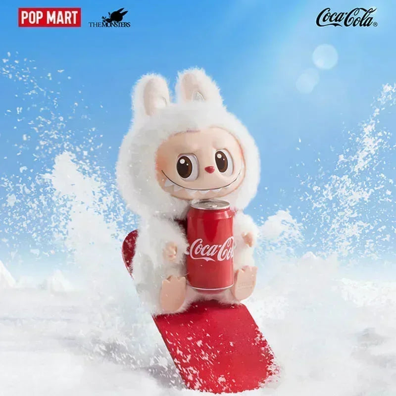 POP MART Labubu the Monsters Coca-Cola Series Kawaii Anime Action Figure Vinyl Face Blind Box Surprise Mystery Doll Toy