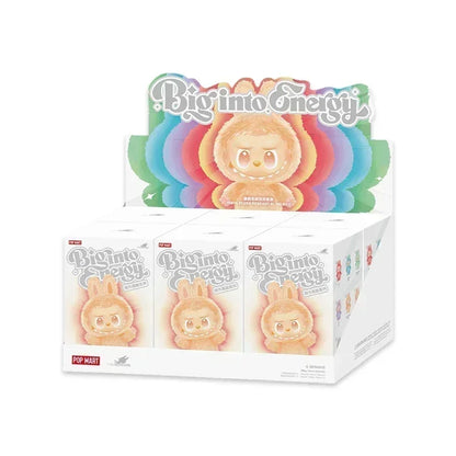 POP MART LABUBU THE MONSTERS Big into Energy Series Vinyl Plush Toy Doll Cute Mystery Blind Box Gift Super cute plush toy collec