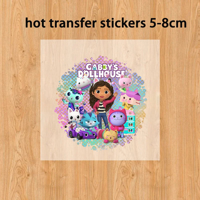 Gabby Dollhouse Sweatshirt Cute Anime Cartoon Girls Cotton Fashion Casual Sports Thin Tops Spring Autumn Children Clothes Gifts