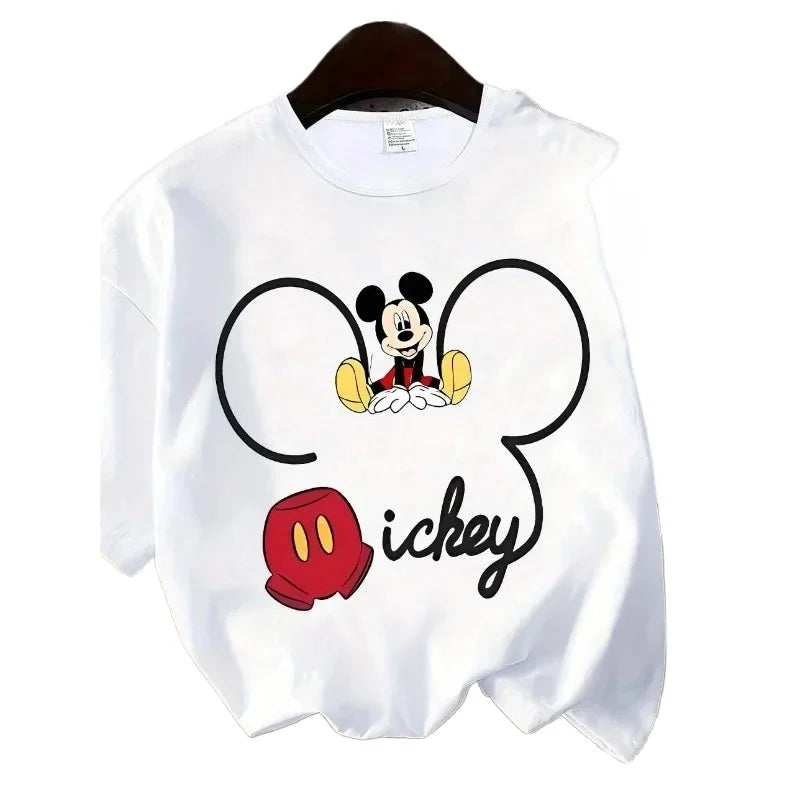 Summer Fashion Anime Cartoon Printed Children's T-shirt Theme Party Top Boys and Girls Short Sleeved T-shirt