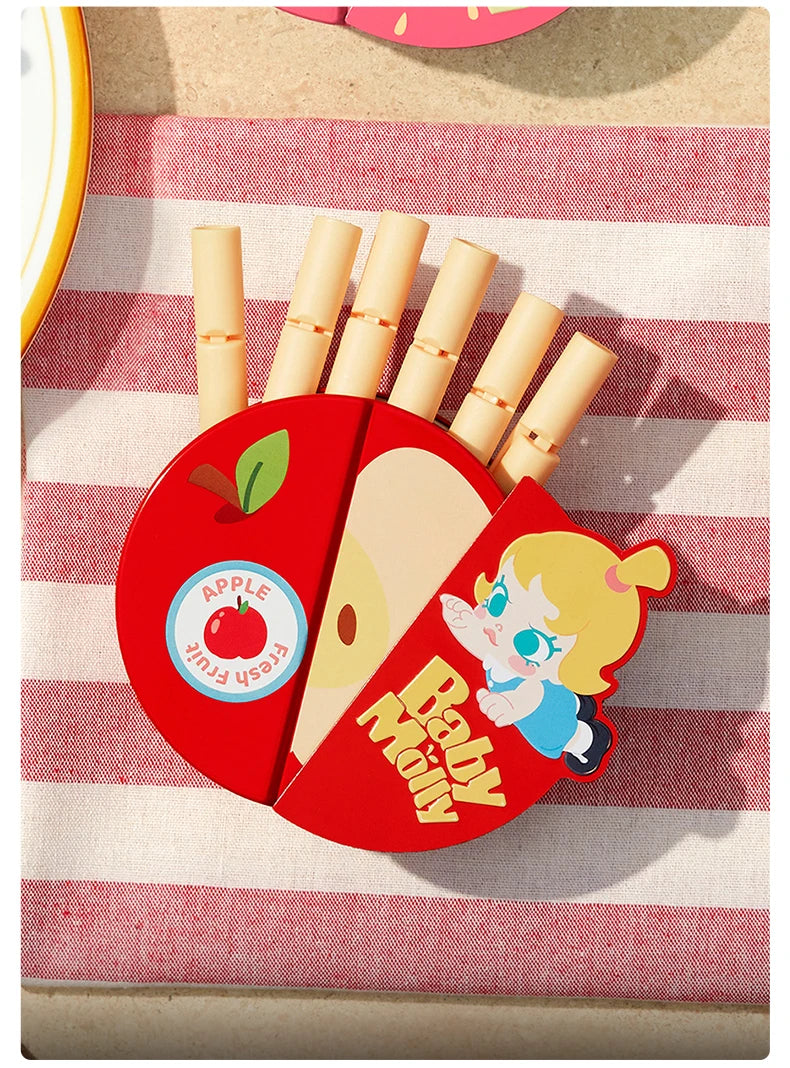 POP MART Baby Molly Fruity Aroma Series-Magnetic Sealing Clip Storage Box Set Mystery Box 1PC/6PCS