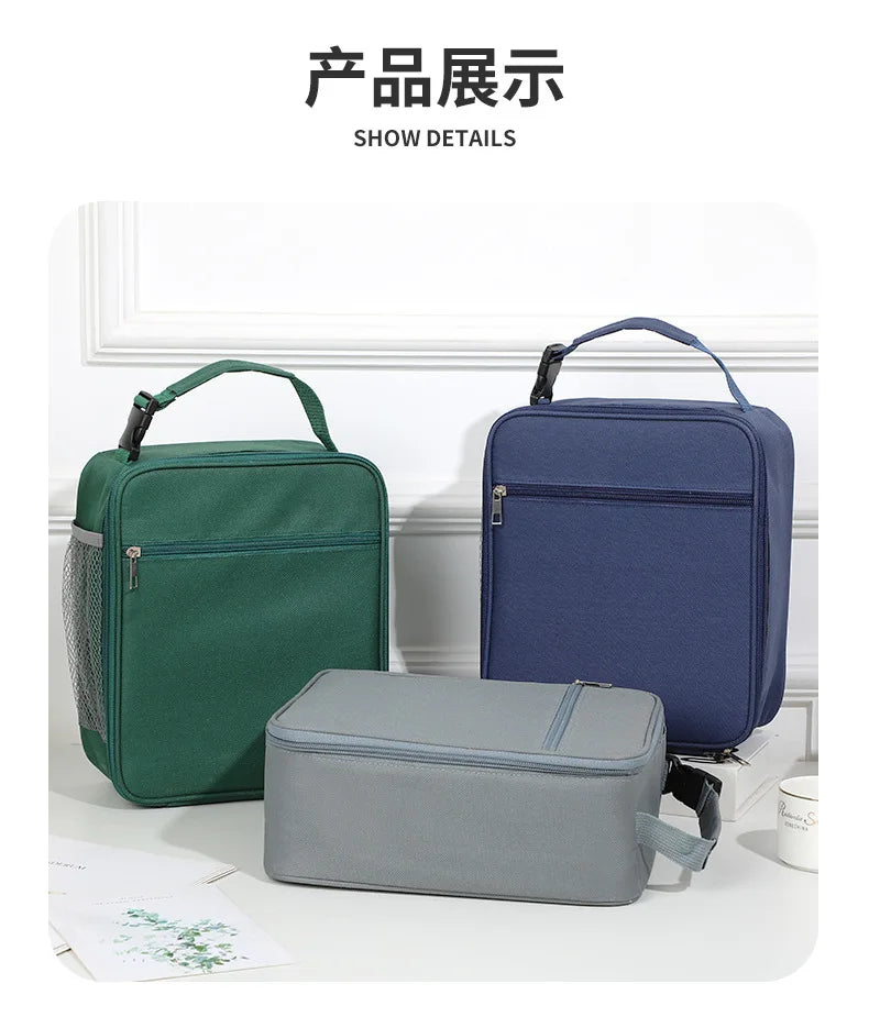 Borsa Termica per Pranzo One Piece per Ragazzi, in Alluminio Isolante, Spessa, con Design Carino a Tema Anime, per Studenti e Lavoratori d'Ufficio