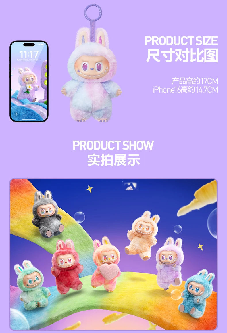 POP MART LABUBU THE MONSTERS Big into Energy Series Vinyl Plush Toy Doll Cute Mystery Blind Box Gift Super cute plush toy collec