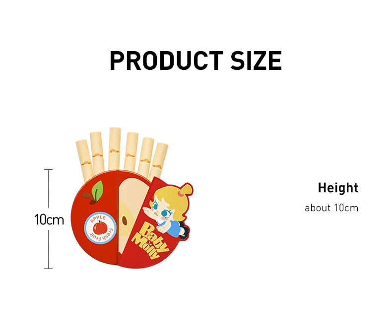 POP MART Baby Molly Fruity Aroma Series-Magnetic Sealing Clip Storage Box Set Mystery Box 1PC/6PCS