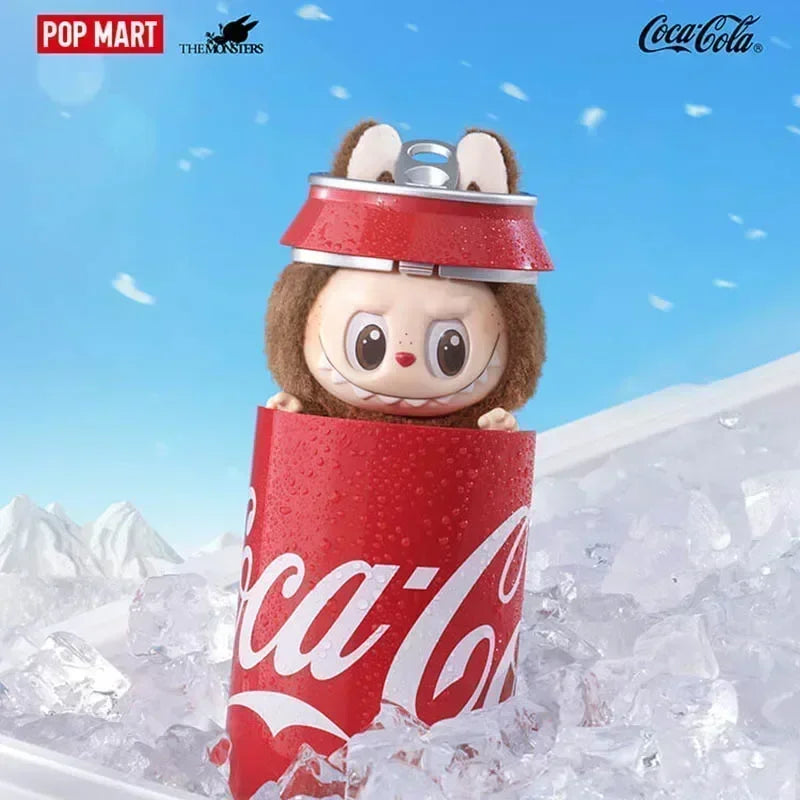 POP MART Labubu the Monsters Coca-Cola Series Kawaii Anime Action Figure Vinyl Face Blind Box Surprise Mystery Doll Toy