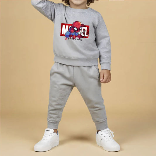 Anime Spiderman Printed Boys Sweatshirt Sets Spring/autumn KidsPants Two Piece Child Long Sleeve Clothes Set New