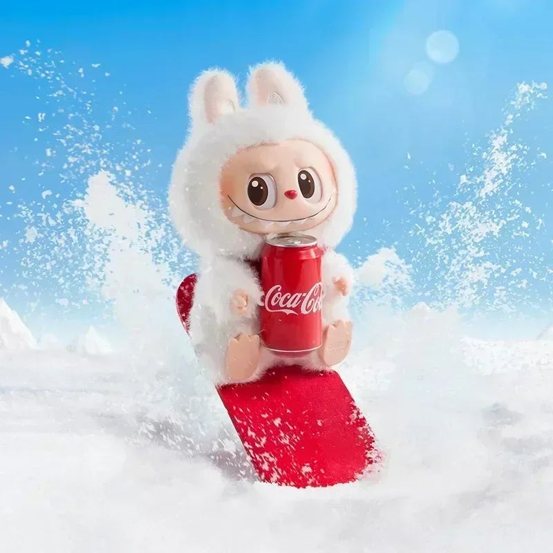 POP MART Labubu the Monsters Coca-Cola Series Kawaii Anime Action Figure Vinyl Face Blind Box Surprise Mystery Doll Toy
