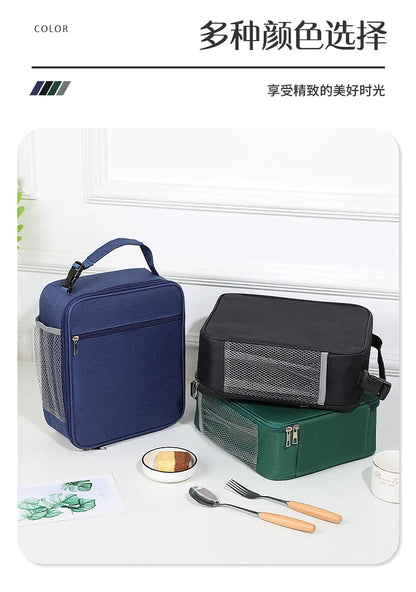 Borsa Termica per Pranzo One Piece per Ragazzi, in Alluminio Isolante, Spessa, con Design Carino a Tema Anime, per Studenti e Lavoratori d'Ufficio