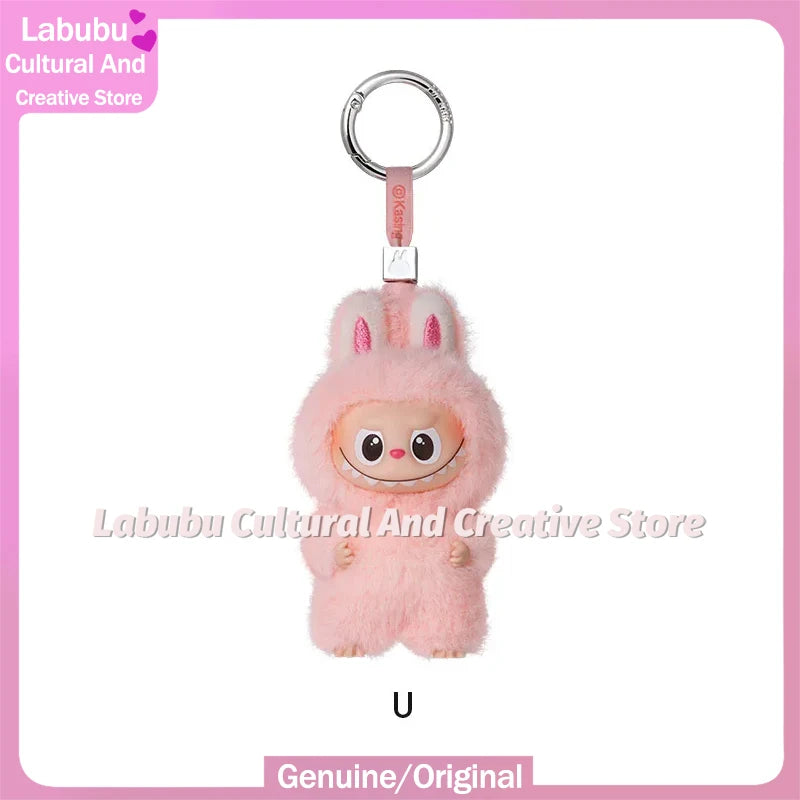 POP MART The Monsters Labubu V4 Pin for Love Series Mystery Blind Box Vinyl Face Plush Doll Pendant Keychain Toy Christmas Gifts
