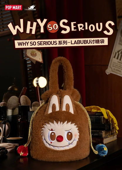 POP MART WHY SO SERIOUS LABUBU Trick or treat Plush Bag