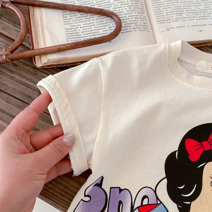 Children's Short Sleeved Anime T-shirt Boys And Girls Cartoon Short Sleeved Summer Fashion Top Casual Street Sports Shirt