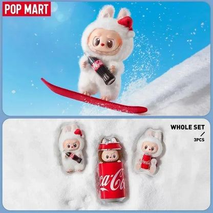 POP MART Labubu the Monsters Coca-Cola Series Kawaii Anime Action Figure Vinyl Face Blind Box Surprise Mystery Doll Toy
