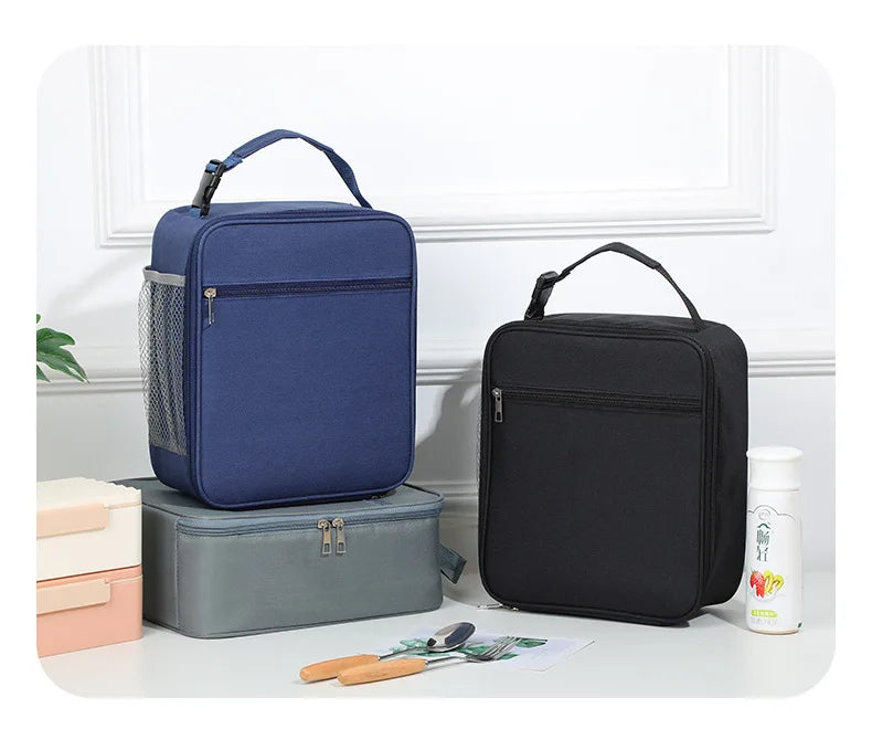 Borsa Termica per Pranzo One Piece per Ragazzi, in Alluminio Isolante, Spessa, con Design Carino a Tema Anime, per Studenti e Lavoratori d'Ufficio