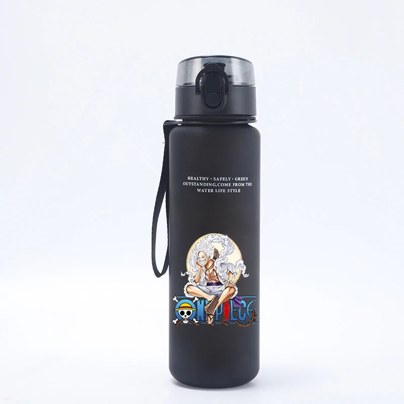 650ml Ones Piece Kids Water Bottle Sport Anime Zoro-Luffy-Cute Boy Travel Lifting Rope Portable Drink Water Bottle Birthday Gift