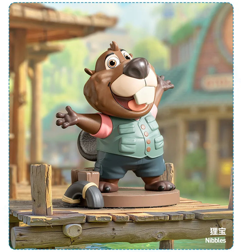 POPMART DISNEY ZOOTOPIA NEXT ADVENTURE Series Blind Box Toys Cute Ornaments Figurines Mystery Box Desktop Model Dolls Gifts