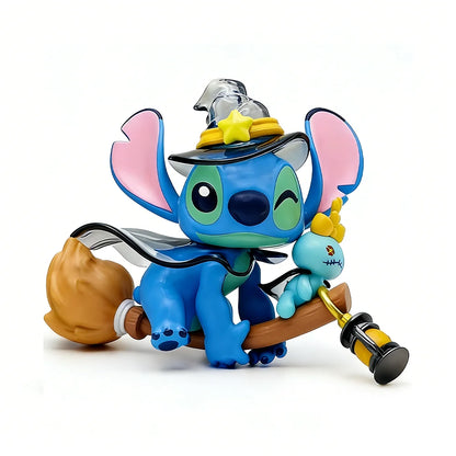 Disney Stitch Weird Diary Series Anime Figures Creative Cute Doll Statue Model Mystery blind box Toys Children Halloween gifts