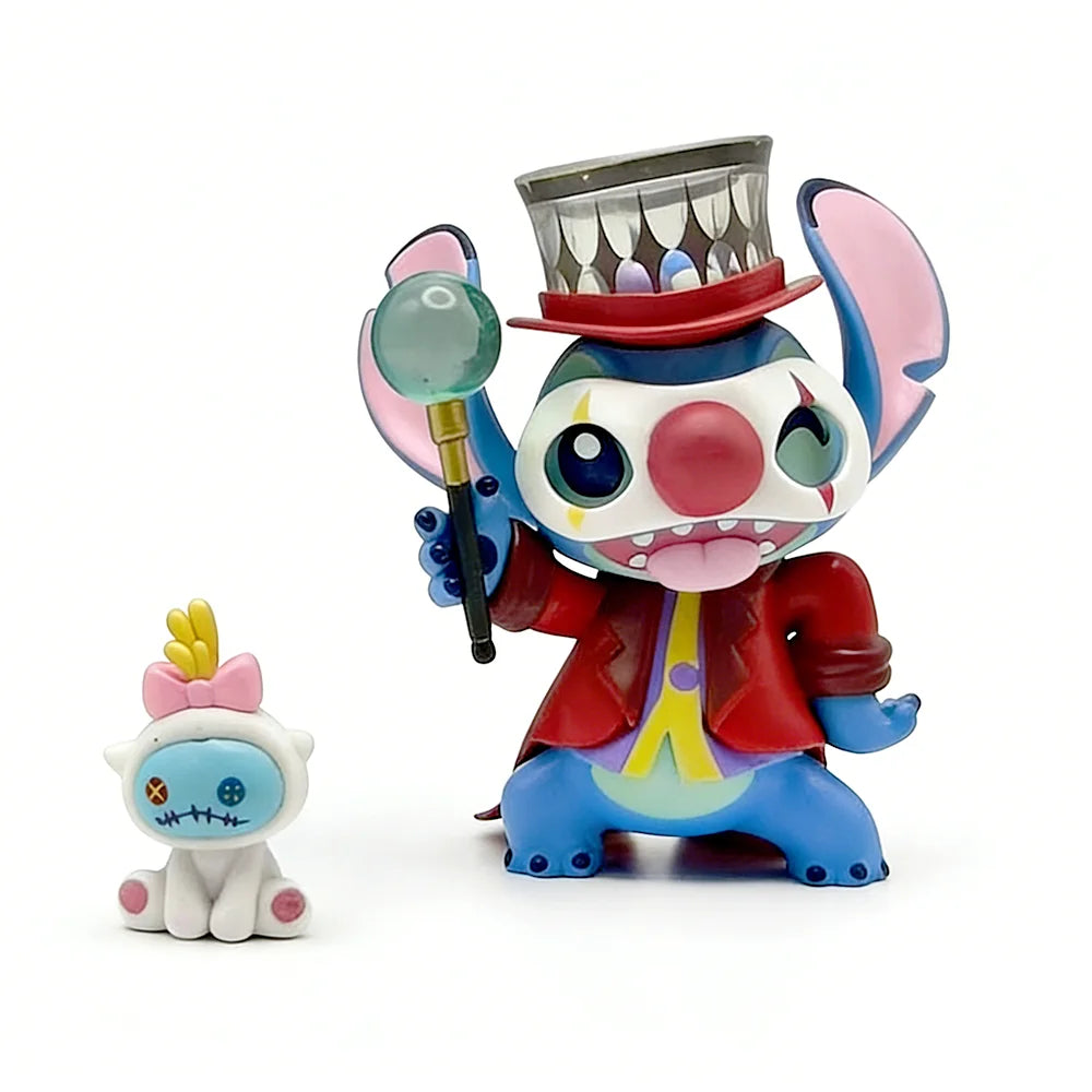 Disney Stitch Weird Diary Series Anime Figures Creative Cute Doll Statue Model Mystery blind box Toys Children Halloween gifts