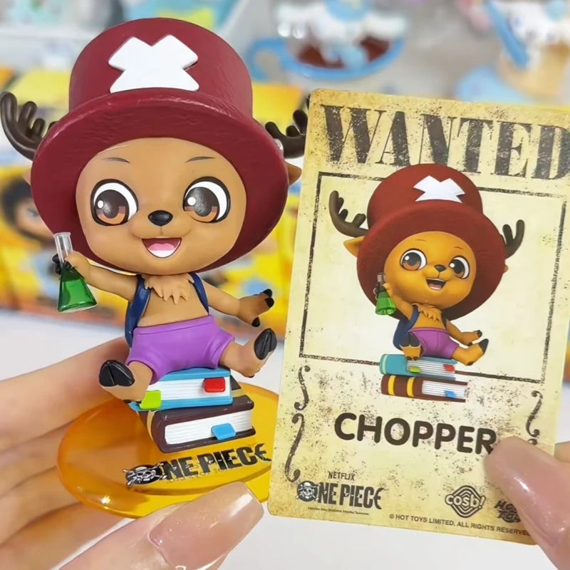 Genuine One Piece Cosbi Mini Figure Blind Box Monkey D Luffy Zoro Chopper Anime Figure Ornament Toys Mystery Box Boy'S Gift