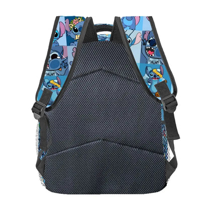 Disney Stitch Backpack, Casual Bag, Large Capacity, High-Quality Gift, Personalized Daily Use