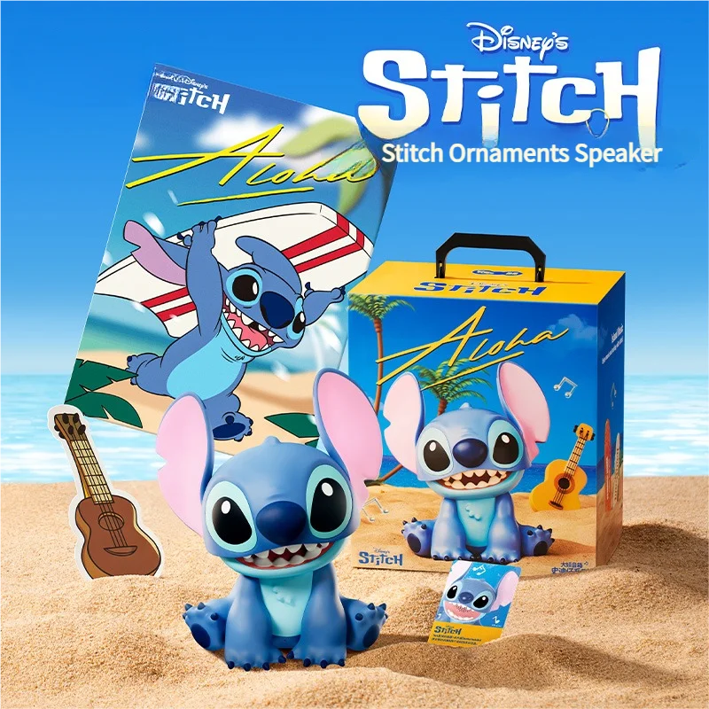 Disney Stitch 3D Stereo Bluetooth Speaker High Sound Quality Subwoofer Gift Suit Desktop Ornament Cartoon Anime Peripheral Toy