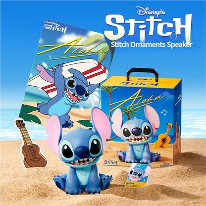 Disney Stitch 3D Stereo Bluetooth Speaker High Sound Quality Subwoofer Gift Suit Desktop Ornament Cartoon Anime Peripheral Toy