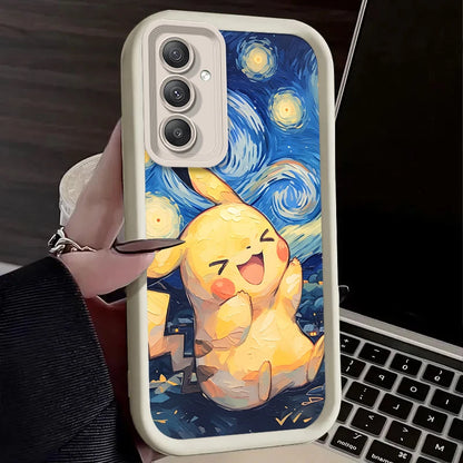 Anime Lovely P-Pokemon Case For Samsung Galaxy A54 A05 A05S A34 A24 A14 A53 A33 A23 A13 A52 A52S A32 A22 A12 A71 A51 A31 A50