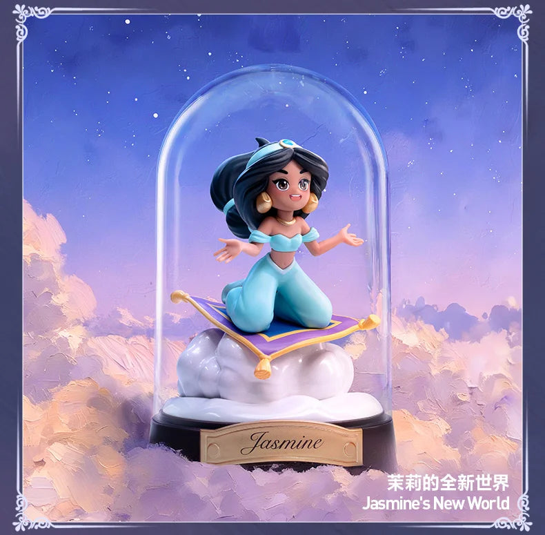 Original Genuine Pop Mart Disney Princess Create Your World Series Surprise Blind Box Guess Bag Mystery Box Toys Birthday Gift