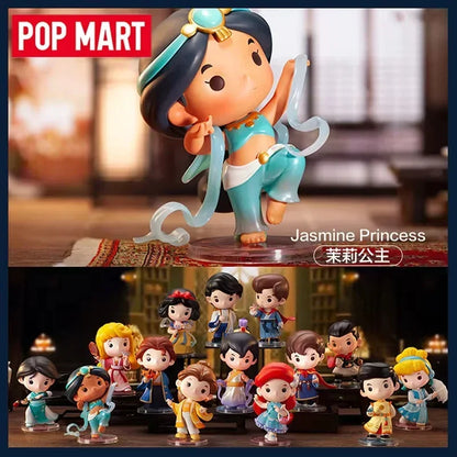 POP MART Disney Princess Han Chinese Costume Series Genuine Mystery Box Blind Box Guess Bag Toys Doll Cute Desktop Ornaments