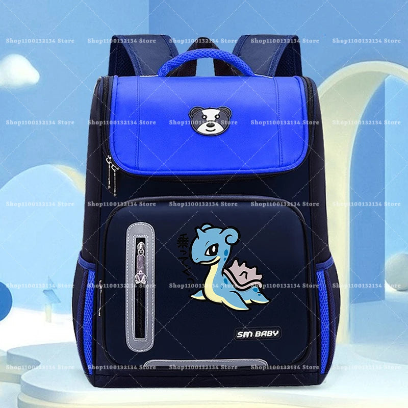 Pokemon Backpacks Anime Pikachu Charmander Large Capacity Schoolbags Cartoon Book Shoulders Bags Boys Girls Stationary Supplies