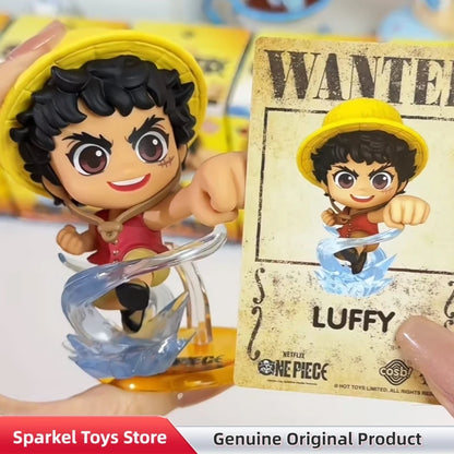 Genuine One Piece Cosbi Mini Figure Blind Box Monkey D Luffy Zoro Chopper Anime Figure Ornament Toys Mystery Box Boy'S Gift