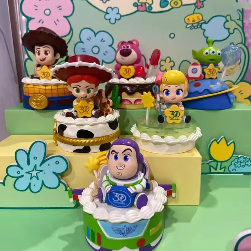 Disney Toy Story Surprise Party Series Suprise Box Cake Character Design Anime Figure Model Desktop Statue Toys Gifts