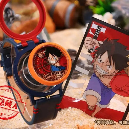 One Piece Watch Blind Box Genuine Anime Luffy Zoro Nami Robin Sanji Usopp Franky Brook Jinbe